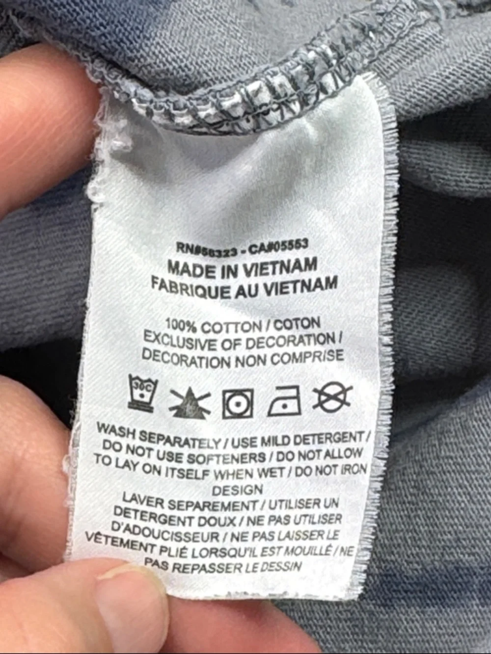Nike Premium Essentials Loose Fit Gray Tie Dye Tshirt Size Large